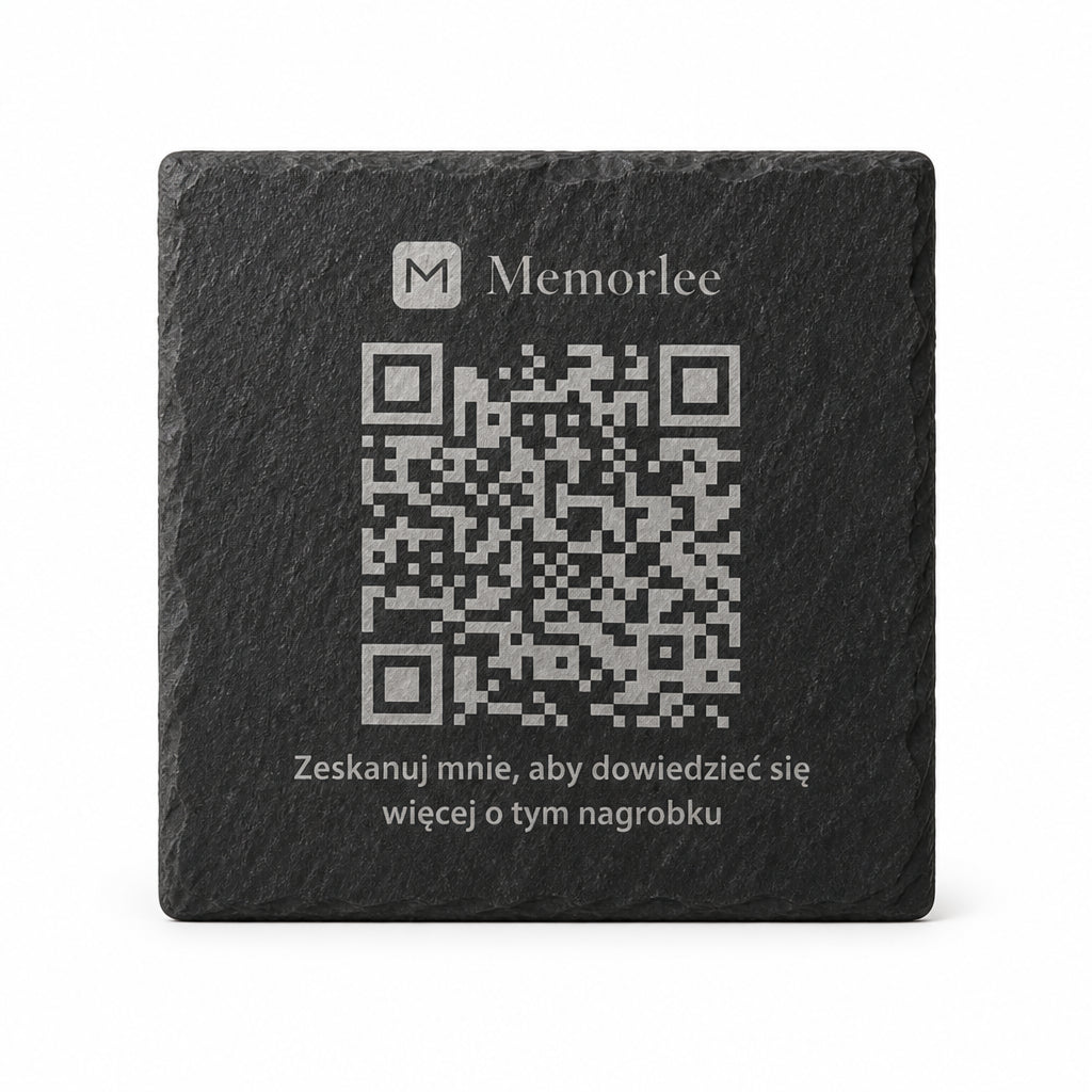 Tabliczka kamienna Memorlee QR — produkt