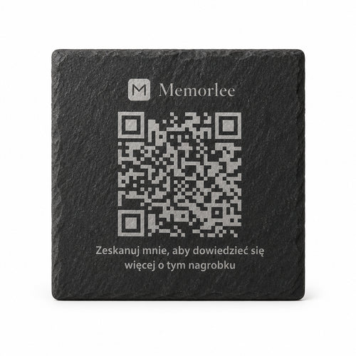 Tabliczka kamienna Memorlee QR — produkt
