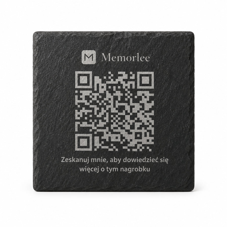 Tabliczka kamienna Memorlee QR